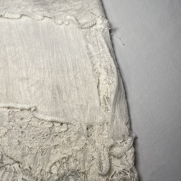 Sundance Women's Frieda Grey and White Long Sleeve Top Size Medium EUC - Picture 8 of 14